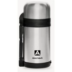 Классический термос Арктика 201-1000 1 л (серебристый/черный)