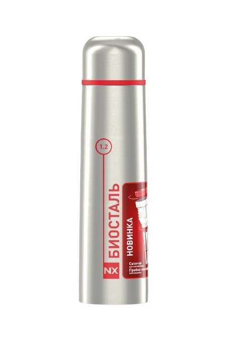 Классический термос Biostal NB-1200Z 1.2 л (серебристый) 