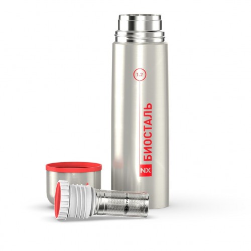 Классический термос Biostal NB-1200Z 1.2 л (серебристый) 3