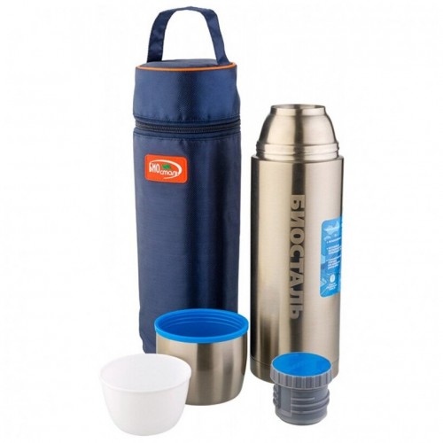 Классический термос Biostal NBP-1200-1 1.2 л (серебристый) 