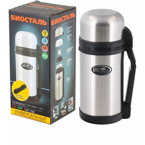 Классический термос Biostal NG-1200-1 1.2 л (серебристый) 6
