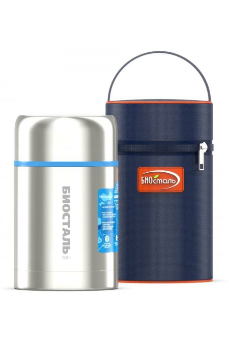 Классический термос Biostal NRP-800 0.8 л (серебристый) 