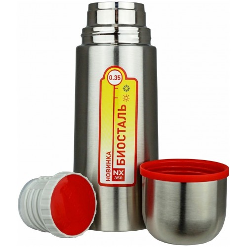 Классический термос Biostal NX-350 0.35 л (серебристый) 1