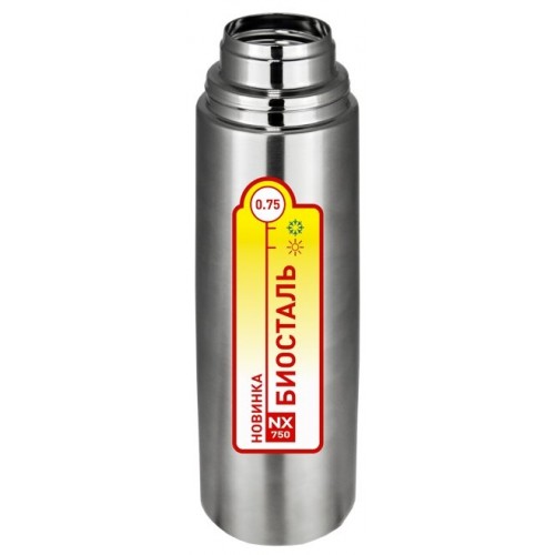 Классический термос Biostal NX-750 0.75 л (серебристый) 1
