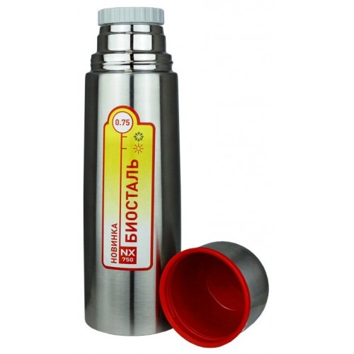 Классический термос Biostal NX-750 0.75 л (серебристый) 2