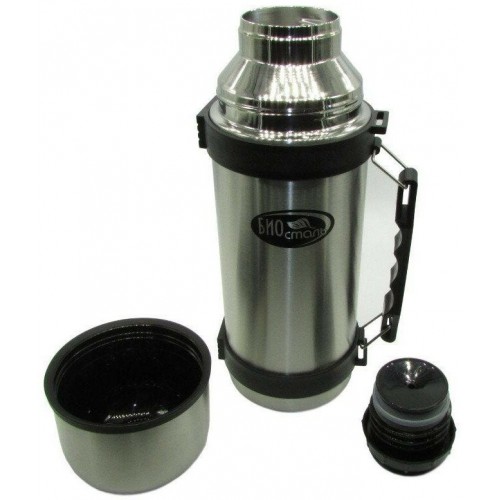Классический термос Biostal NY-1000-2 1 л (серебристый) 2