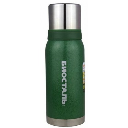 Классический термос Biostal Охота NBA-1000 1 л (зеленый) 1