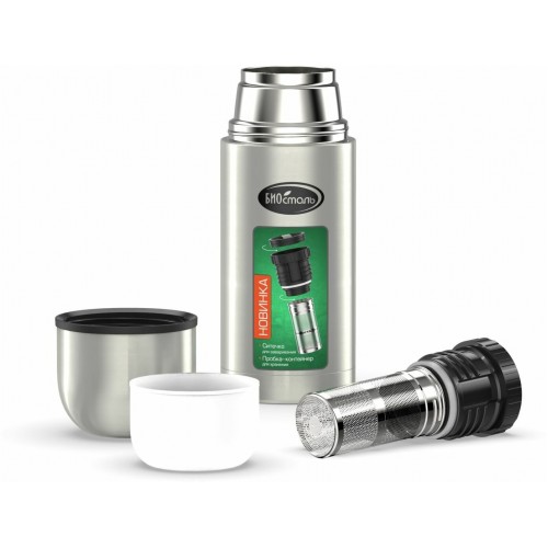 Классический термос Biostal Охота NBP-1200Z 1.2 л (серебристый) 1