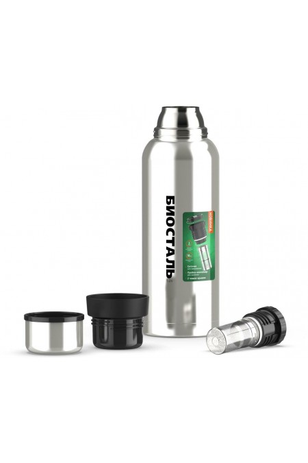 Классический термос Biostal Охота NBR-1200Z 1.2 л (серебристый) 3