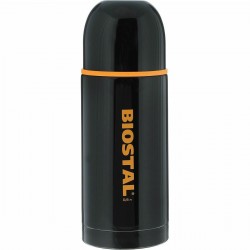 Классический термос Biostal Спорт NBP-500C 0.5 л (черный/оранжевый)