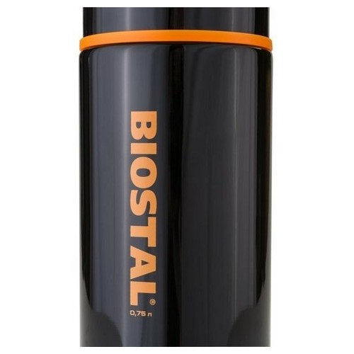 Классический термос Biostal Спорт NBP-750C 0.75 л (черный/оранжевый) 3