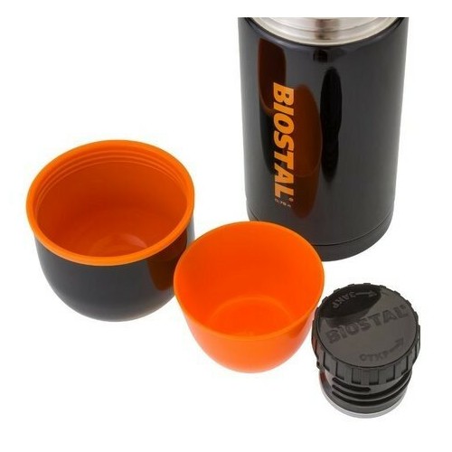 Классический термос Biostal Спорт NBP-750C 0.75 л (черный/оранжевый) 5