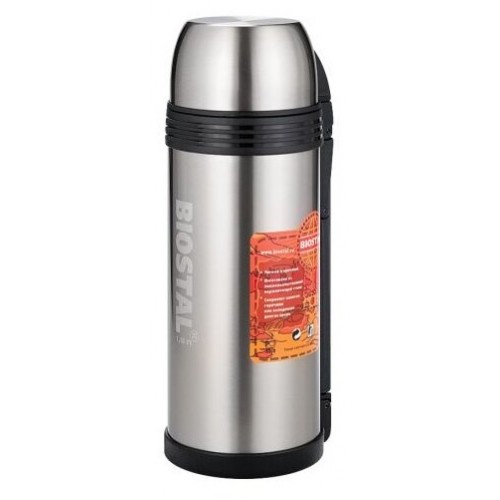 Классический термос Biostal Спорт NGP-1800P 1.8 л (серебристый) 