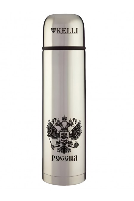 Классический термос Kelli KL-0908 1.2 л (серебристый) 