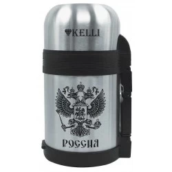 Классический термос Kelli KL-0910 0.8 л (серебристый)