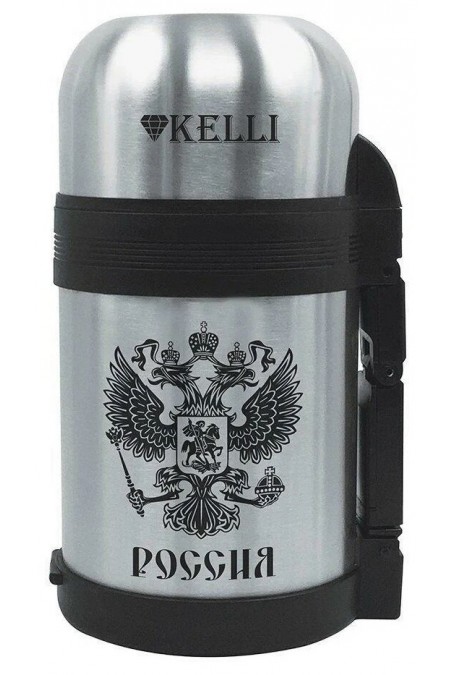 Классический термос Kelli KL-0910 0.8 л (серебристый) 