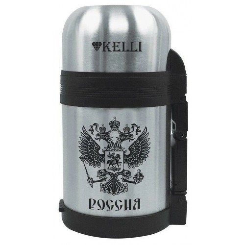 Классический термос Kelli KL-0910 0.8 л (серебристый) 