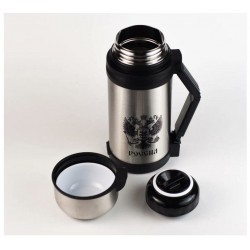 Классический термос Kelli KL-0912 1.2 л (серебристый)