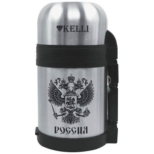 Классический термос Kelli KT-0913 1.5 л (серебристый) 