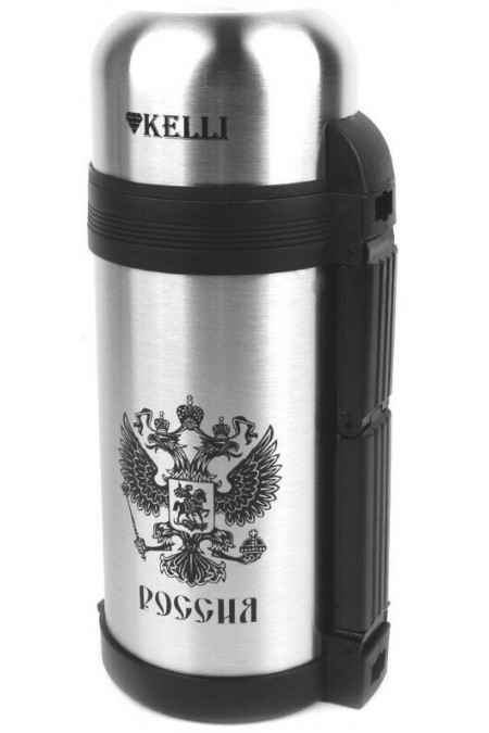 Классический термос Kelli KT-0913 1.5 л (серебристый) 1