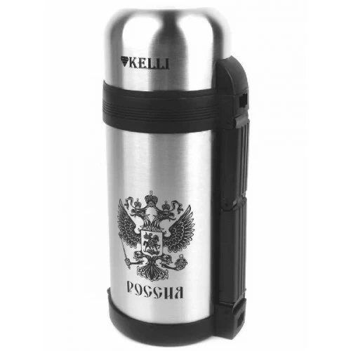 Классический термос Kelli KT-0913 1.5 л (серебристый) 4