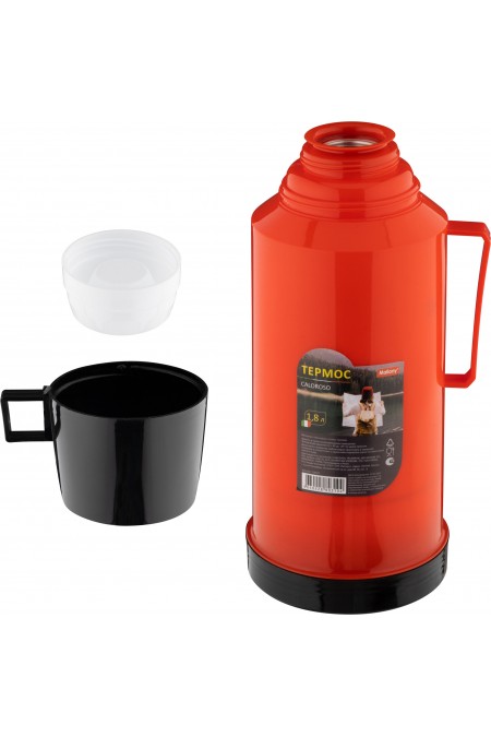 Классический термос Mallony Caloroso 106035 1.8 л (оранжевый) 1