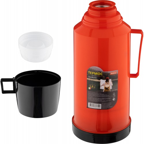 Классический термос Mallony Caloroso 106035 1.8 л (оранжевый) 1