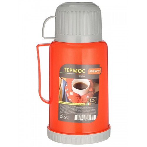 Классический термос Mallony Caloroso 106035 1.8 л (оранжевый) 7