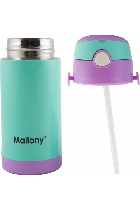 Классический термос Mallony Carino-B 004431 0.3 л (зеленый/фиолетовый) 2