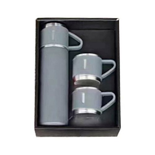 Классический термос Mallony Festa 106052 0.5 л + 3 кружки (серый) 7