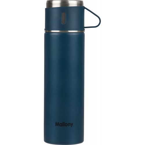 Классический термос Mallony Festa 106055 0.5 л + 3 кружки (синий) 6