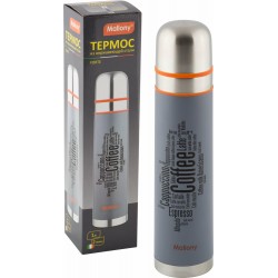 Классический термос Mallony Forte 1 л (серебристый)