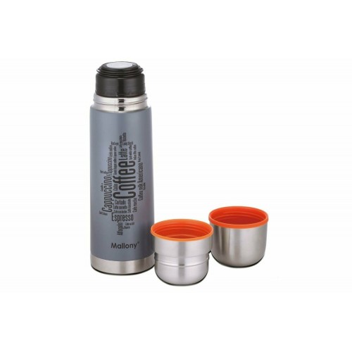 Классический термос Mallony Forte 1 л (серебристый) 4