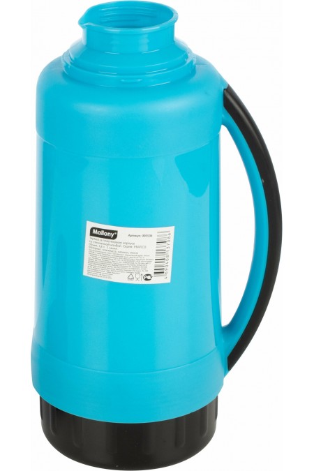 Классический термос Mallony Pratico 005536 1.8 л (голубой) 2
