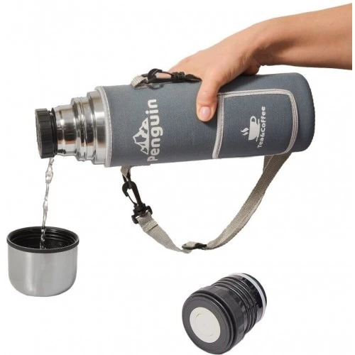 Классический термос Penguin BK-21P 0.75 л (серебристый/синий) 5