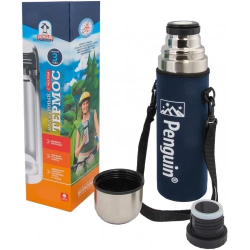 Классический термос Penguin BK-21P 0.75 л (серебристый/синий) 7