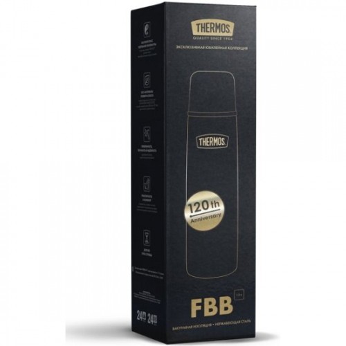 Классический термос Thermos FBB-1000 Gold 1 л (черный) 6