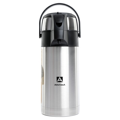 Помповый термос Арктика 501-3000 3 л (серебристый) 7
