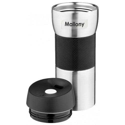Термокружка Mallony Turistica 0.45 л (серебристый) 4
