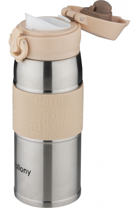 Термокружка Mallony Vittoria 106028 0.35 л (серебристый) 1