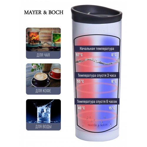 Термокружка MAYER BOCH 30513 0.45 л (белый) 8