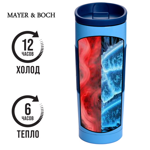 Термокружка MAYER BOCH 30514 0.45 л (синий/голубой) 4