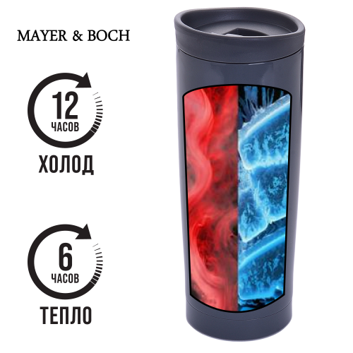 Термокружка MAYER BOCH 30538 0.45 л (серый) 4