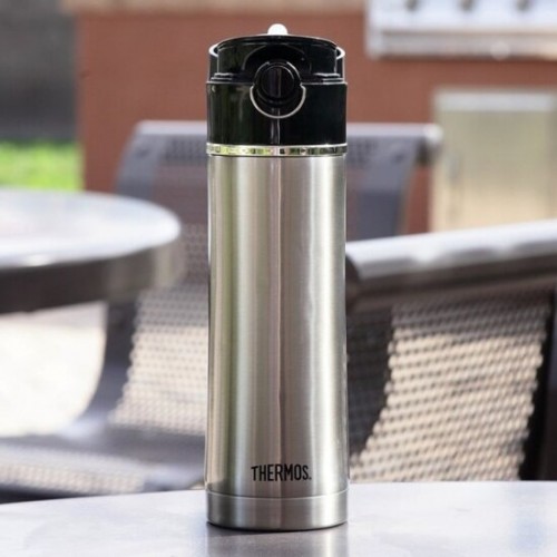 Термокружка Thermos NS-403 BK 0.47 л (серебристый) 5