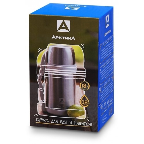 Термос для еды Арктика 205-800 0.8 л (серебристый) 5