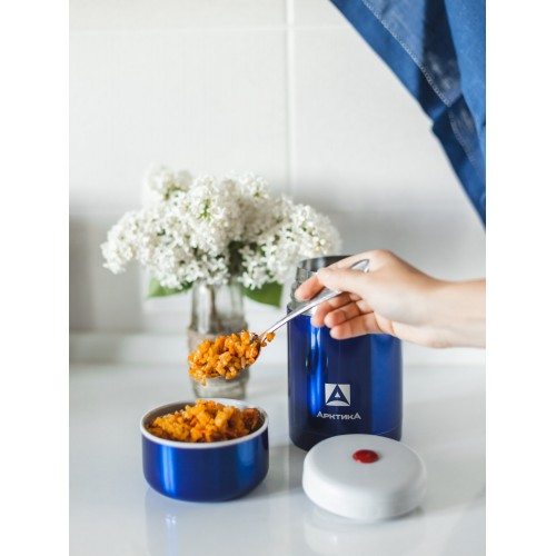 Термос для еды Арктика 302-750 0.75 л (синий/белый) 5