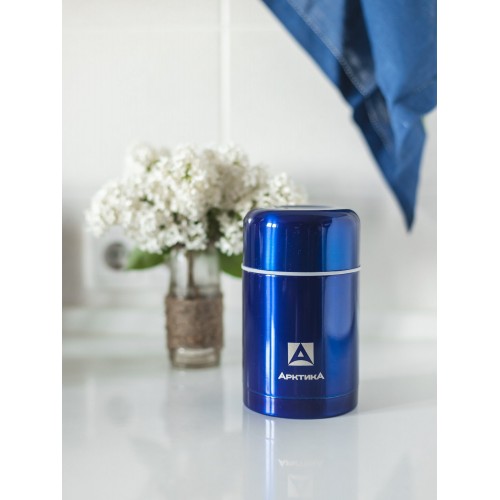 Термос для еды Арктика 302-750 0.75 л (синий/белый) 6