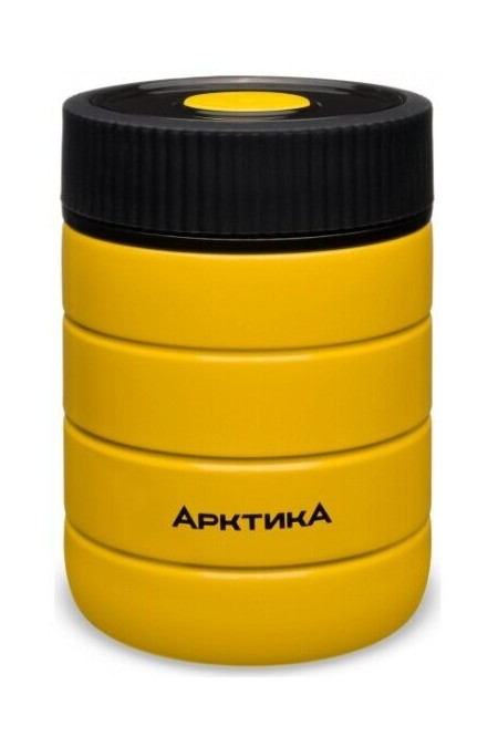 Термос для еды Арктика 307-480 0.48 л (желтый/черный) 