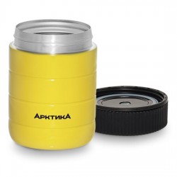 Термос для еды Арктика 307-480 0.48 л (желтый/черный)