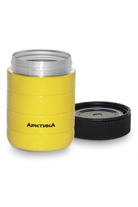 Термос для еды Арктика 307-480 0.48 л (желтый/черный) 1